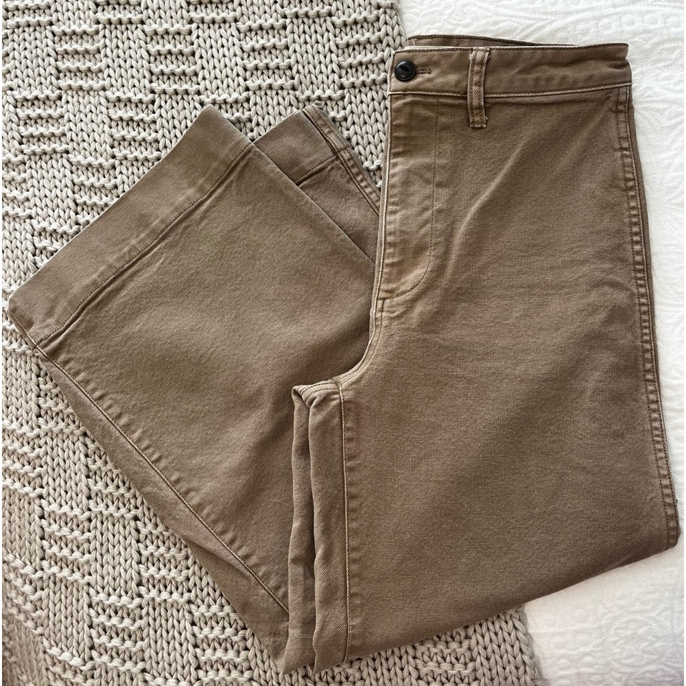 🧸🤍✨Madewell High Rise Wide Leg Crop Pants